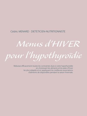 cover image of Menus d'hiver pour l'hypothyroïdie